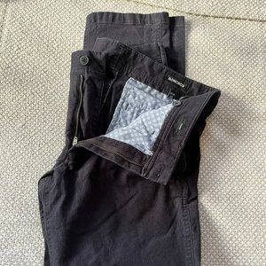 Bonobos The Original Chino (men's) 32x34, Tailored fit, in Faded Black